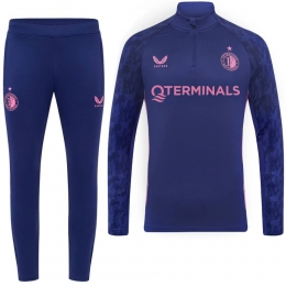 CastoreFeyenoordTrainingspak14-Zip2025-2026DonkerblauwRoze
