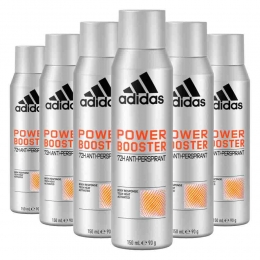 6xAdidasDeodorantPowerBooster150ml