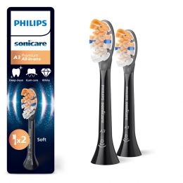 PhilipsSonicareOpzetborstelsA3PremiumAll-in-OneZwart2stuks