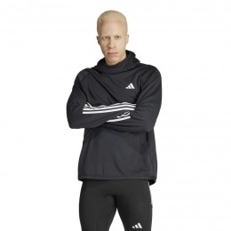 adidasOwnTheRun3-StripesHoodieHeren