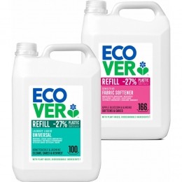 EcoverEcologischWasmiddelUniverseelWasverzachterPakket