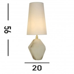 SearchlightApextafellampwitwithoogte555cmtextielhars