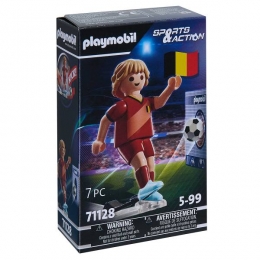 PLAYMOBILBelgischevoetballermetdoelmuur71128
