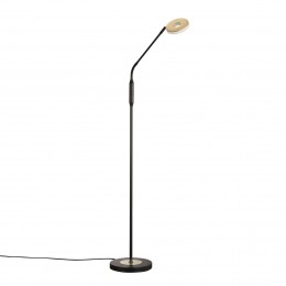 FISCHERHONSELLEDvloerlampDentzwartgoudblad150cmCCT1-lamp
