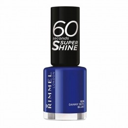 3xRimmel60SecondsSupershineNagellak828DannyBoyBlue8ml