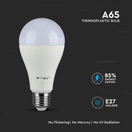 E27LEDLamp15WattA65Samsung3000KVervangt85Watt