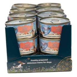 24xRenskeVersGestoomdCompleteMenuHondenvoerNatZalmGraanvrij95gr