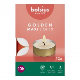 BolsiusTheelichtenMaxi10branduren12stuks