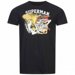 SUPERMANDCCOMICSUniverseHerenT-shirtFBMTS825BLK