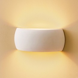 SOLLUXLIGHTINGWandlampCurveupdownvanwitkeramiek