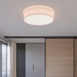 TKLightingPlafondlampRondobeige60cm