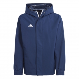 adidasEntrada22AllweatherJackKidsBlauw