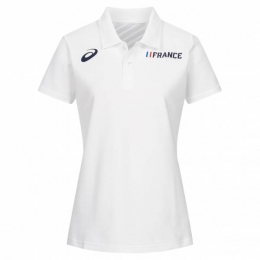 FrankrijkASICSAtletiekDamesPoloshirtA17H35-01FR