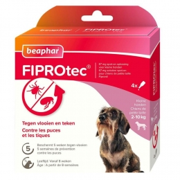 BeapharFiprotecAntiTeken-enVlooiendruppelsHond2-10kg4stuks