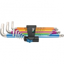 Wera395099deligHex-PlusMulticolourHFStainless1Inbussleutelset9delig