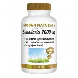 GratisVerzending2xGoldenNaturalsScutellaria2000mg180vegacapsules