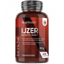 IJzerTabletten-28mg400Tabletten-Ijzer-Bisglycinaat-6maandenvoorraad