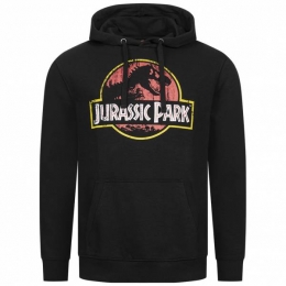 JURASSICPARKDistressedHerenHoodyGBMHS346BLK