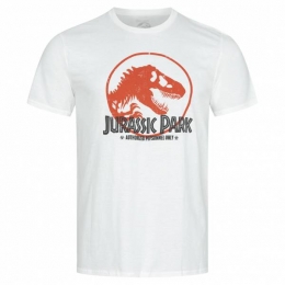 JURASSICPARKVintageHerenT-shirtUNMTS175WHT