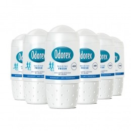 6xOdorexDeodorantRollerMarineFresh50ml