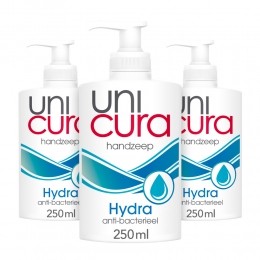 3xUnicuraVloeibareZeepHydra250ml