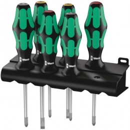 Wera5105622001KraftformPlus6-deligeSchroevendraaierset