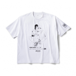 MizunoShortSleeveMonochromeTeeWitDamesHerenMaatXL