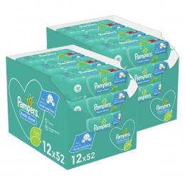 Pampers-FreshClean-Billendoekjes-1248doekjes-24x52