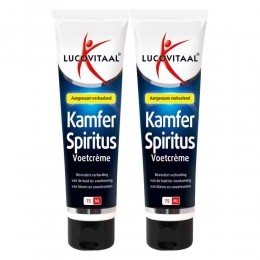 2xLucovitaalVoetcrmeKamferSpiritus75ml