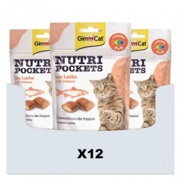 12xGimCatNutriPocketsZalm60gr