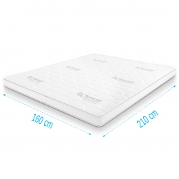 TopdekmatraskoudschuimTencelDeluxe160x210dikte11cm
