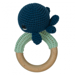 Dutsi-HoutenBijtringRammelaar-MetGebreidDierenfiguurtje-7cm-Walvis