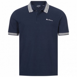 BENSHERMANMonoCollarInterestHerenPoloshirt1012639-DONKER-MARINE