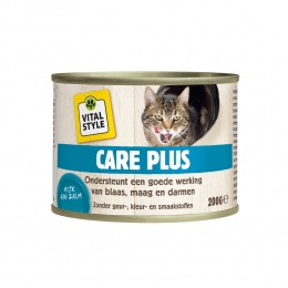 VitalstyleKattenvoerBlikCarePlus200gr