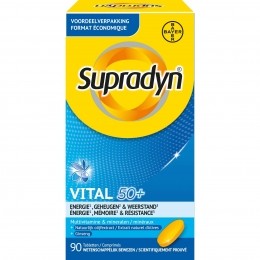 SupradynVital50MultivitamineVitaliteitMetGinseng90Tabletten