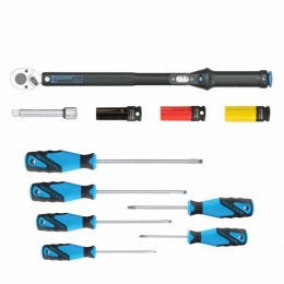 Gedore3550UKLS45-deligeOmschakelbareMomentsleutelset6-deligeSchroevendraaierset