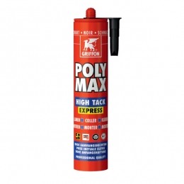 GriffonPolyMaxHighTackExpressMontagelijm-Zwart-Koker-435gr