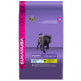3xEukanubaGrowingPuppyLargeHondenvoerLarge3kg
