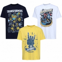 TransformersOptimusB-BeeKinderenT-shirt3-pakHABPK057MUL