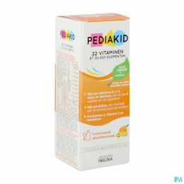 Pediakid22VitaminesOligoElementsFl125ml