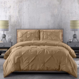 ZensationDekbedovertrekLovelyPintuckTaupe-140x200220