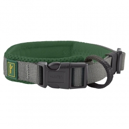 HUNTERHondenhalsbandMaldondonkergroengrijsMaatXL