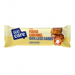10xWeCareLowerCarbBarFudgeCaramel60gr
