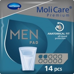MolicarePremiumMenPad2Druppels330mlAbsorptie14stuks