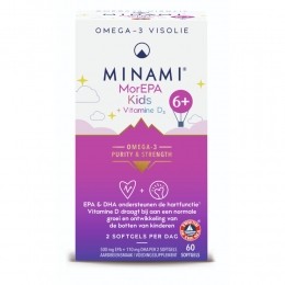GratisVerzending2xMinamiMorEPAKids60softgels