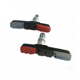 V-BrakeRemschoenen72mm-asymetrisch-RoodZwartGrijs
