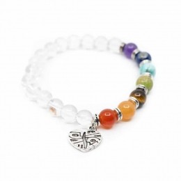 EdelstenenArmband7ChakraapossenBergkristal