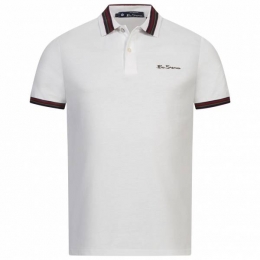 BENSHERMANHouseCollarHerenPoloshirt0078169NR-WIT