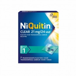 NiquitinClearNicotinepleisters21mgStap17stuks
