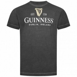 GUINNESSHarpVintageHerenT-shirtPOMTS154WBK